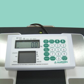 Bio-impedancemetry body composition analyzer - MBF-6010 - Marsden Weighing  Machine Group - with digital display / column type / class III