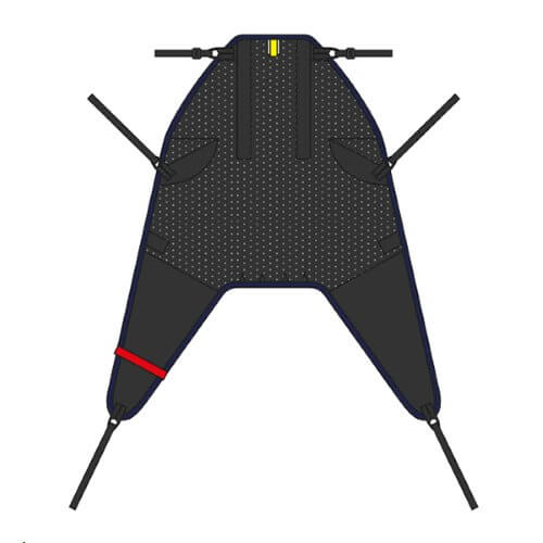 In-situ sling for patient lifting