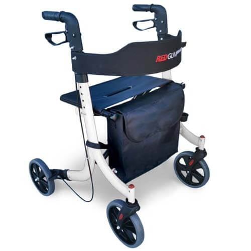 Redgum Aluminium Side Folding Walker