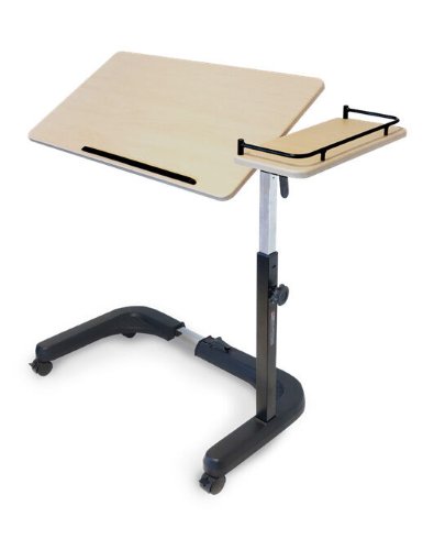 Redgum Overbed/Chair Table