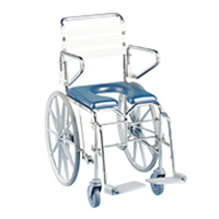Folding Self-Propelled Shower Commode