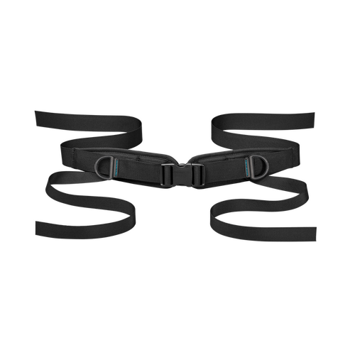4 Point Padded Hip Belts - Large - Flat-Mount - Dual-Pull - Plastic-Side Release
