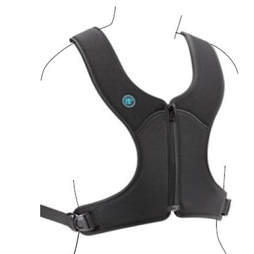 Standard Stayflex Chest Support - Extra Large - Flat-Mount - With Zipper