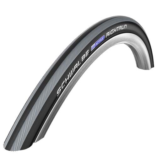RightRun Grey Striped 22 x 1" (25-501) Wheelchair Tyre