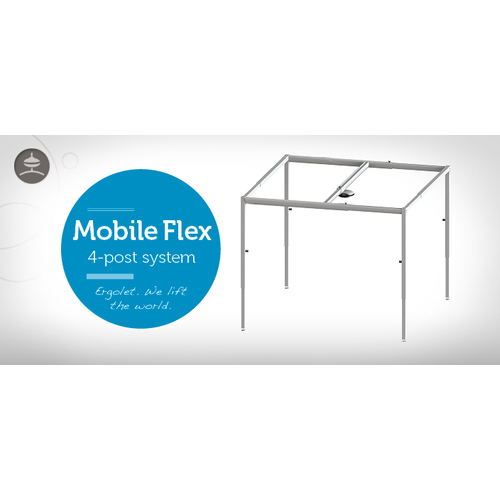 Ergolet Mobile Flex: 4 Post System - 3 x 4m Model