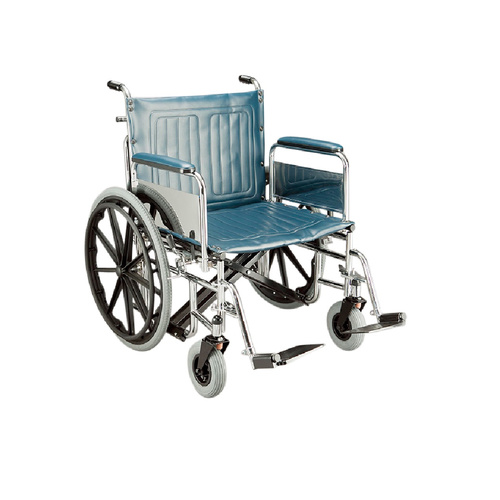Care Quip Heavy Duty Wheelchair - 55cm Seat Width
