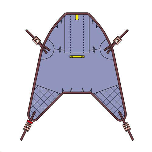 High Easy Slings with Standard Keyhole - Medium - Polyester