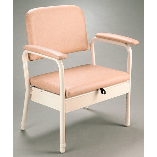 Wide Bedside Commode - 650mm Seat Width
