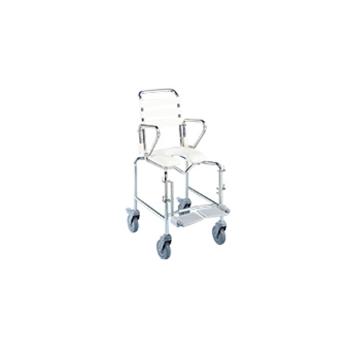 Paediatric Attendant Propelled Shower Commode - 4 Locking Castors