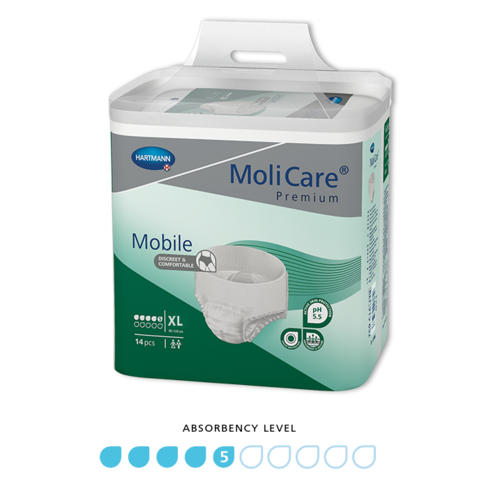 MoliCare Mobile Pull-Ups - 5 Drops - Extra Large - Pkt 14