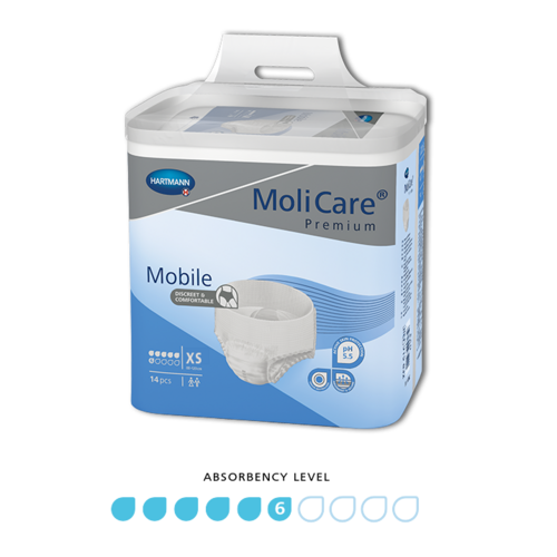 MoliCare Mobile Pull-Ups - 6 Drops - Extra Small - Pkt 14