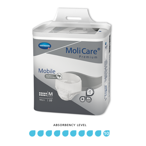 MoliCare Mobile Pull-Ups - 10 Drops - Medium - Pkt 14