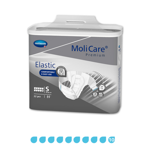 Molicare premium Elastic - 10 Drops - Small - Pkt 22