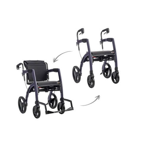 Rollz Motion 2-in-1 Convertible Walker - Dark Purple (Regular)