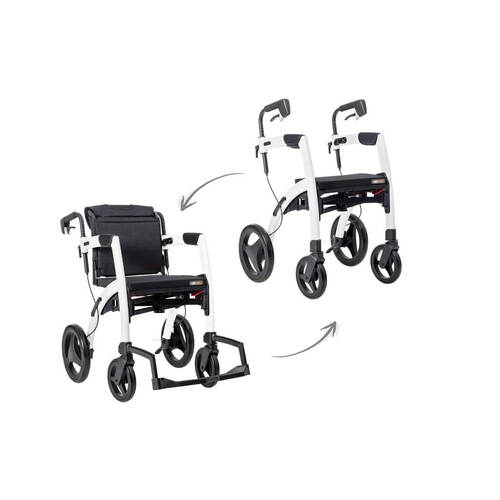 Rollz Motion 2-in-1 Convertible Walker - Pebble White (Regular)