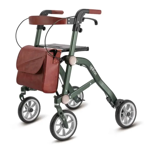 Uplivin Trive Double Folding Walker - British Racing Green (Regular Size)