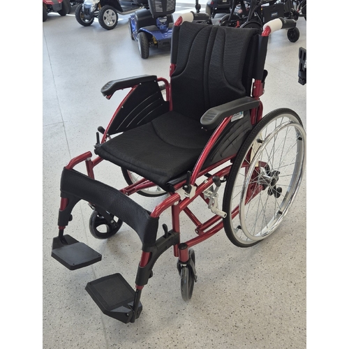Concorde Wheelchair - Burgundy