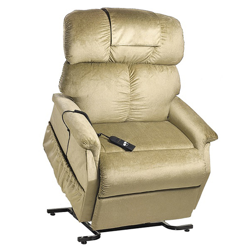 Single Motor Wide Comforter Chair - Fabric - Dark Red