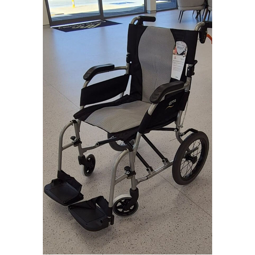 Karma Ergo Lite Deluxe Transit Wheelchair - 18x16"