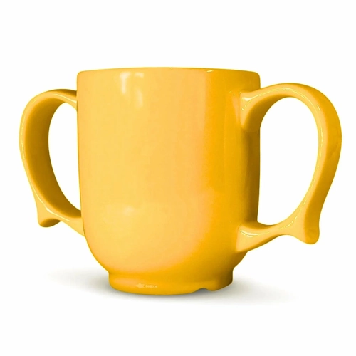 Dignity By Wade Two Handled Mug (250ml) - Yellow 