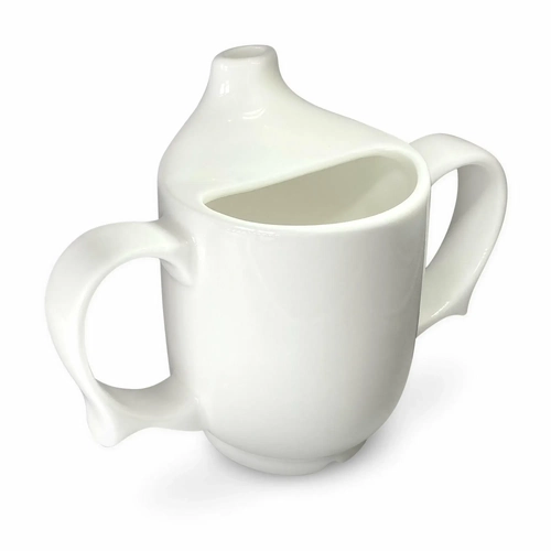 Dignity By Wade Two Handled Feeding Cup  (250ml) - White