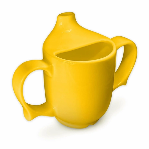 Dignity By Wade Two Handled Feeding Cup (250ml) - Yellow 