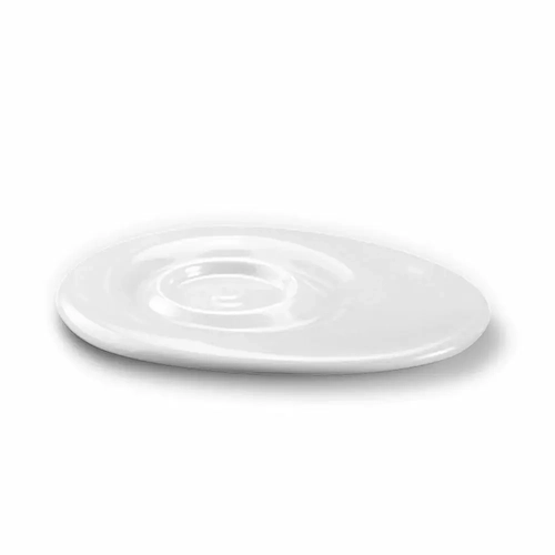 Dignity By Wade Oval Saucer - White