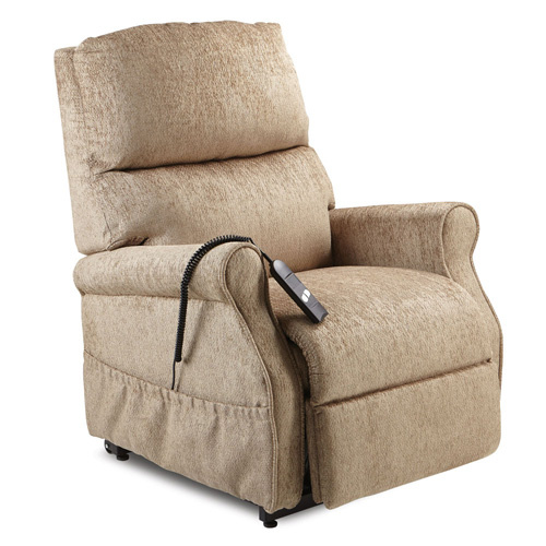 Monarch Recliner Electric Lift Chair - Fabric - Hazelnut