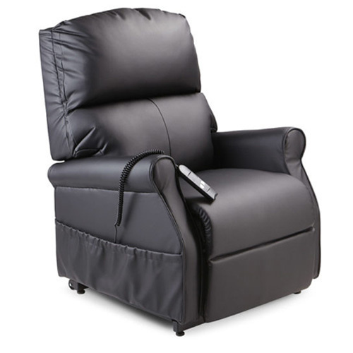 Monarch Recliner Chair - Vinyl - Black