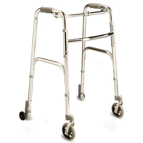 Folding Walking Frame with Wheels - Youth