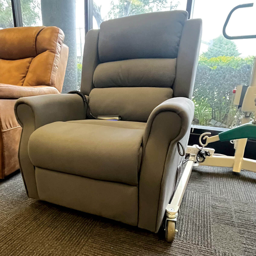 Azure Quad Motor Lift Chair - Grey (Fabric)