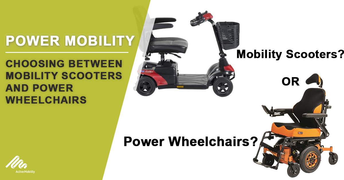 Choosing Between Mobility Scooters and Power Wheelchairs main image